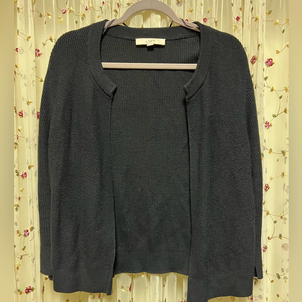 LOFT black cardigan
